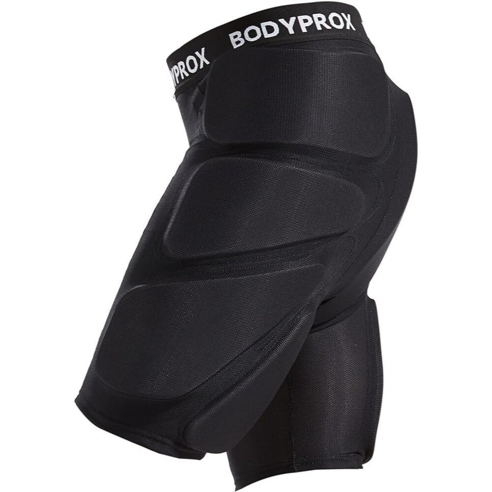 Bodyprox Protective Padded Shorts for Snowboard, Skate, Ski 3D Protection Large